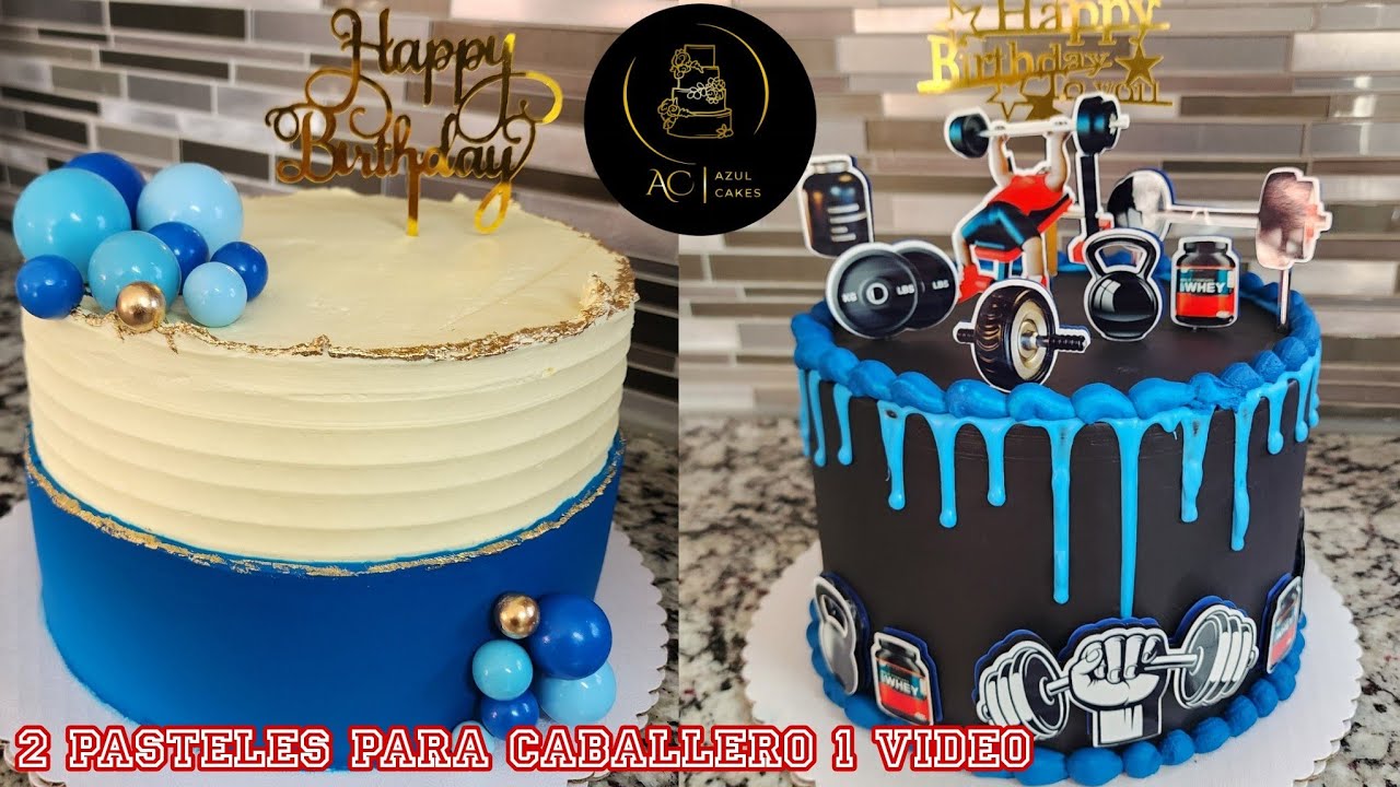 Pastel con caketopper de Gym
