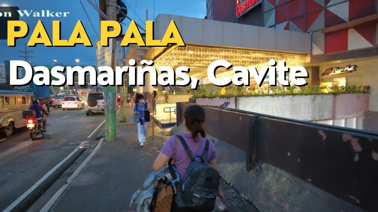 PALA PALA, Dasmariñas, Cavite at Night - A Walking Tour (Philippines, 4K)