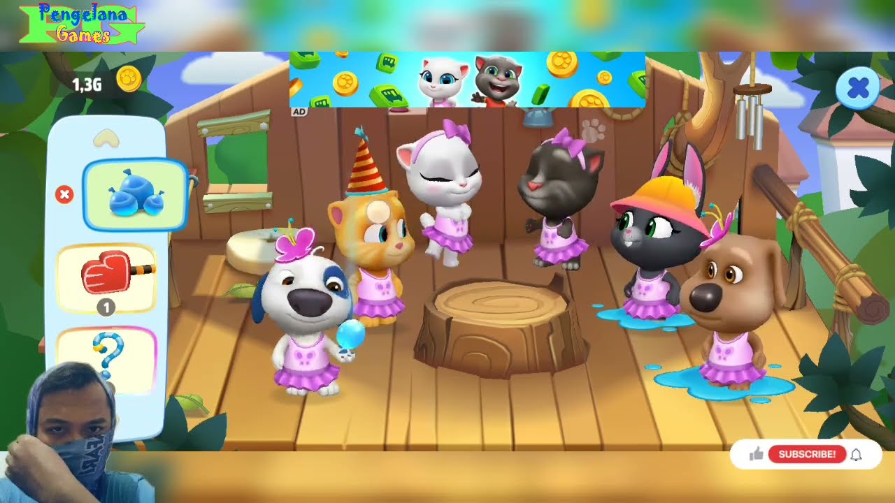 Game Kucing Lucu 😂 || Kucing Tom dan Kawan-kawan || Tom, Oyen, Cat, Rabbit, Angela, Doggy