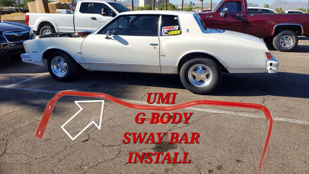 UMI rear sway bar install (G body)