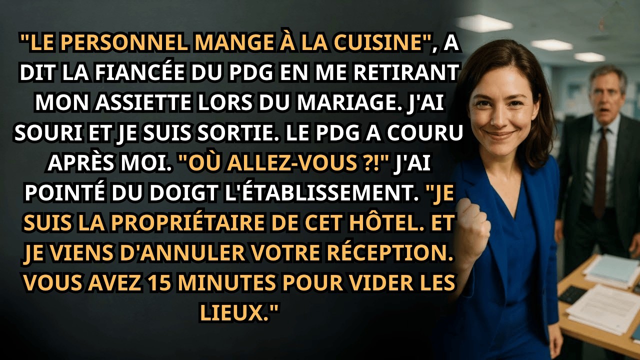 J’ai annulé le mariage de mon ex PDG après que sa fiancée m’a insultée | Revanche à l’hôtel