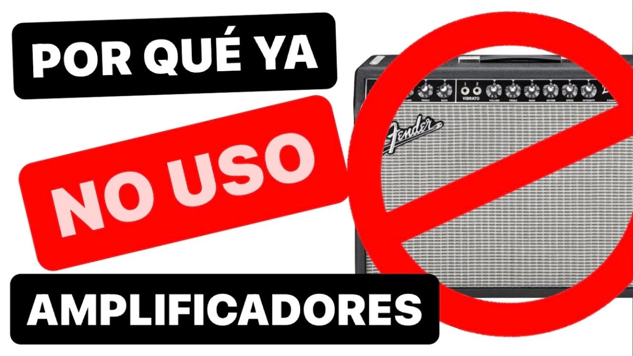 🚫⛔️⚠️ ¿Por que YA NO USO amplificadores? ⚠️⛔️🚫 Amplificador de guitarra analogico vs digital