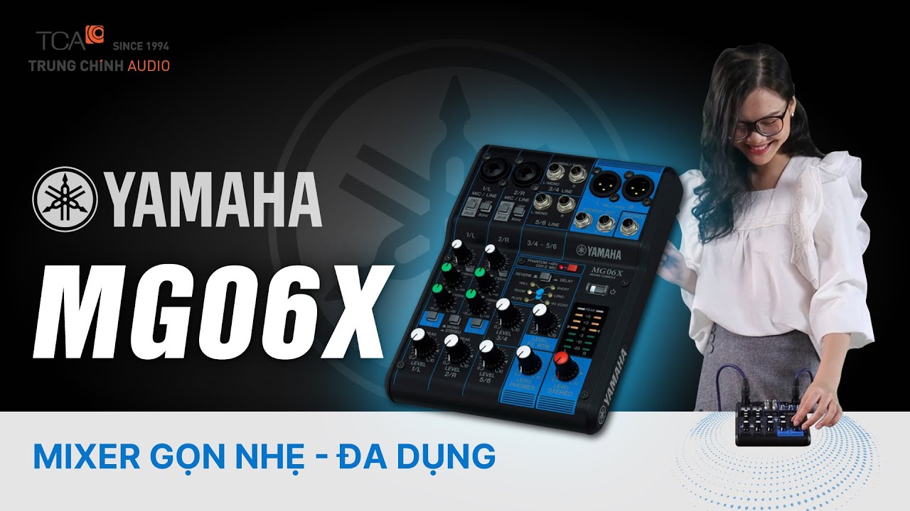 MIXER YAMAHA MG06X