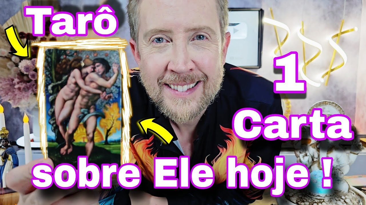 1 CARTA SOBRE ELE HOJE ! QUAL A ENERGIA DELE HOJE EM RELAÇÃO A VOCÊ?rei do oráculo hoje,bubatarohoje