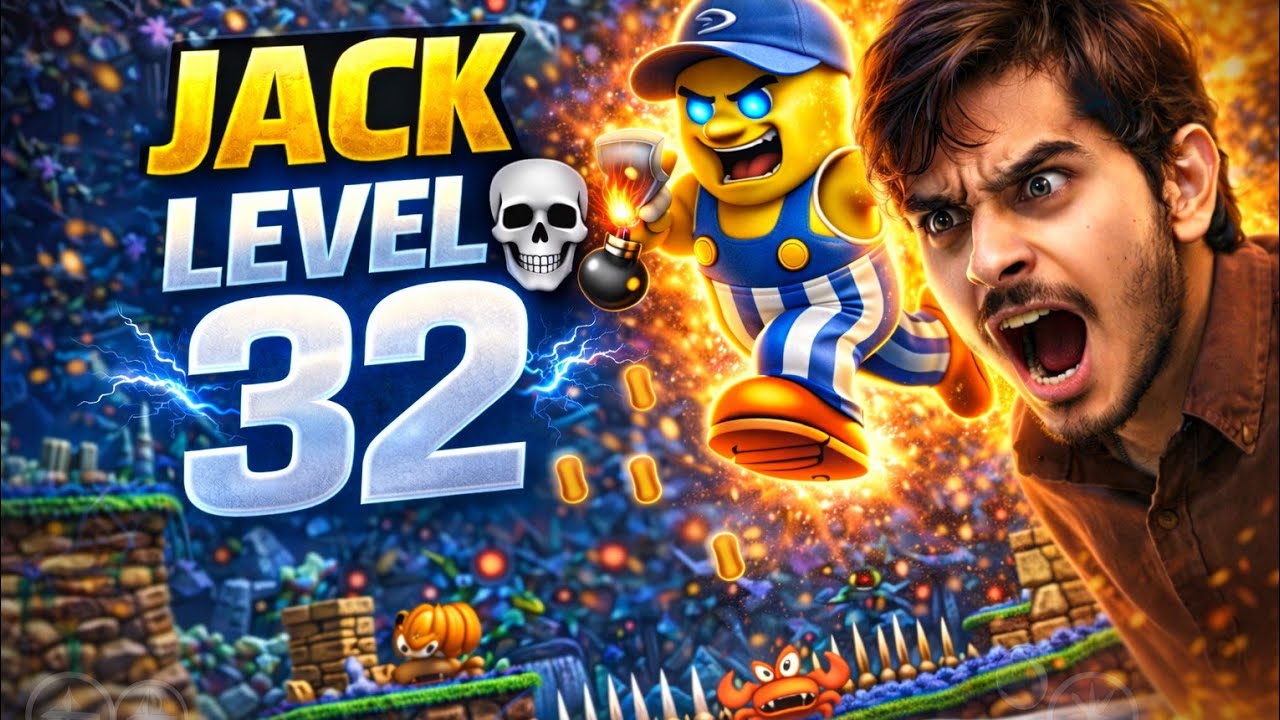 LEVEL 32 FINAL RAGE 🔥💀 | JACK’S MOST DANGEROUS STAGE ⚡😱 @aashugaming0.1