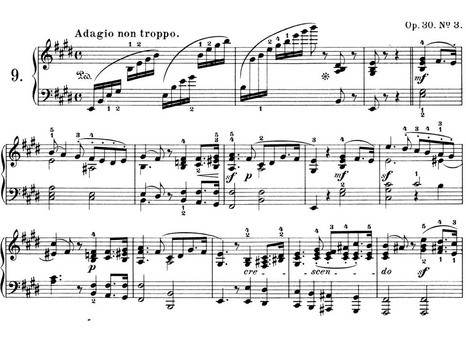 F. Mendelssohn. Romanzas sin palabras. Cuaderno n&ordm; 2 Op.30 n&ordm; 3