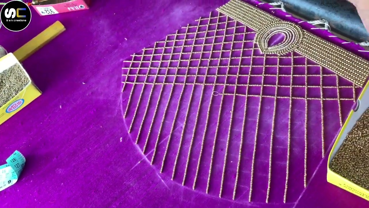 latest blouse design 2021 || aari tutorial's