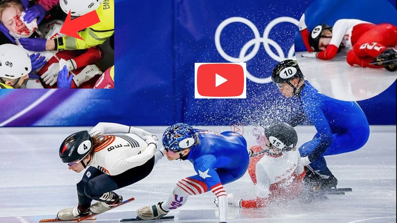 Horror Crash at Winter Olympics 2026😱Kamila Sellier Injured by Skate Blade|1500m Short Track Collis