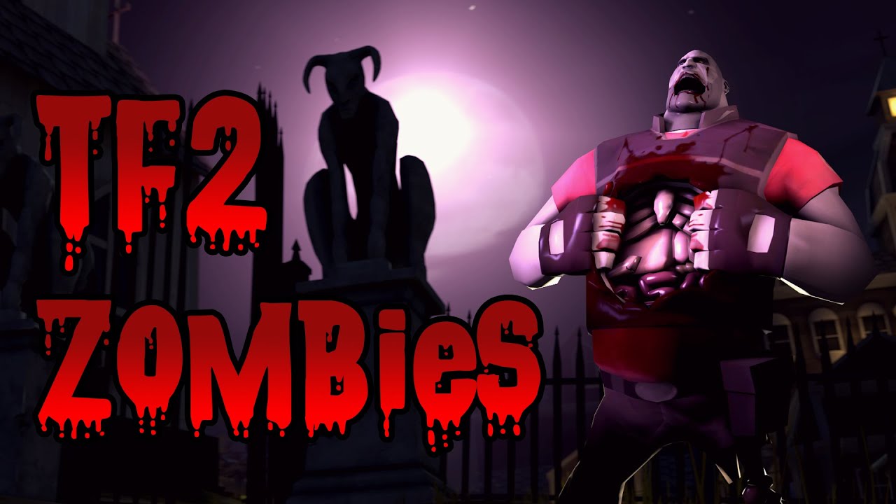 TF2 Zombies! The Undead Return! Trainsaw Laser Arena!