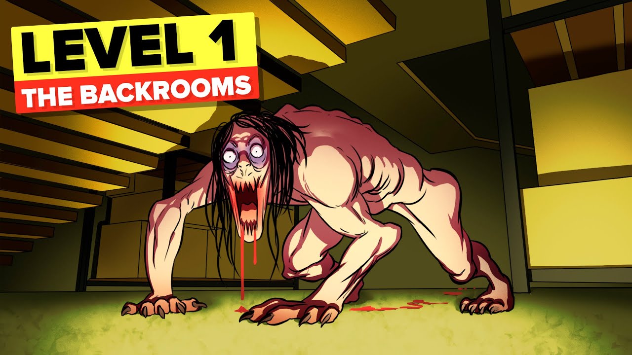 The Backrooms - Level 1 - Encountering Monsters in The Habitable Zone