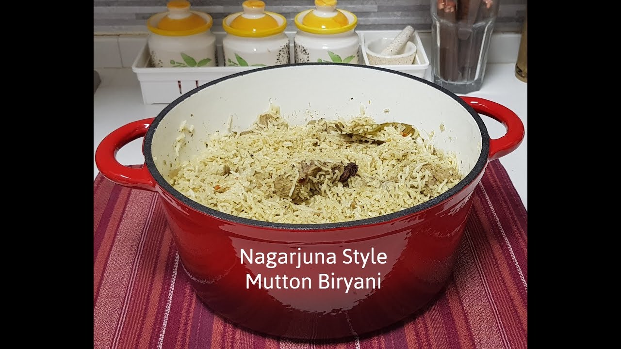 Bangalore Nagarjuna Andhra Style Mutton Biryani//Mutton  Biryani