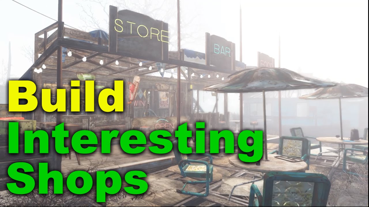 Fallout 4 Tips & Tricks: More Interesting Shops (Let's Build)