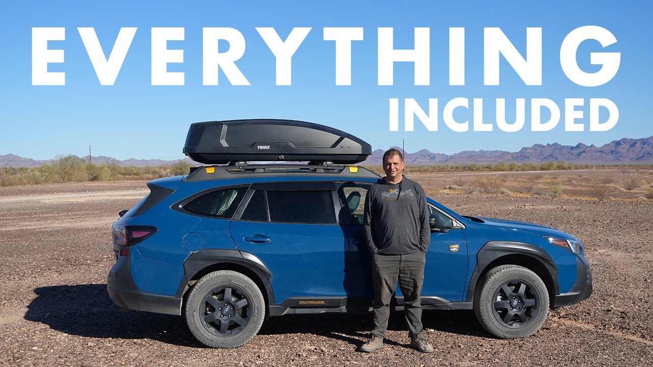 Полностью оборудованный кемпинг в дикой местности на базе Subaru Outback! (Полный обзор)