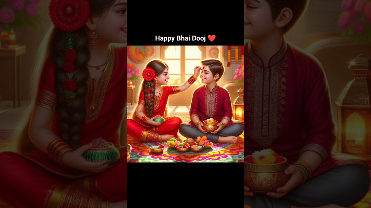 Happy Bhai Dooj Status 2025❤️ | bhaubij status | #status #shorts #bhaidooj