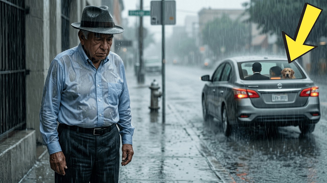 Mi Propio Hijo Me Dejó Bajo La Lluvia... Para Que El Traje De Su Suegro No Se Mojara...