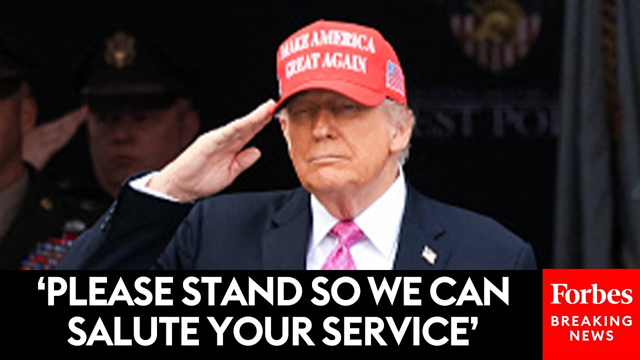 President Trump Honors Veterans During Commencement Speech To West Point Graduates