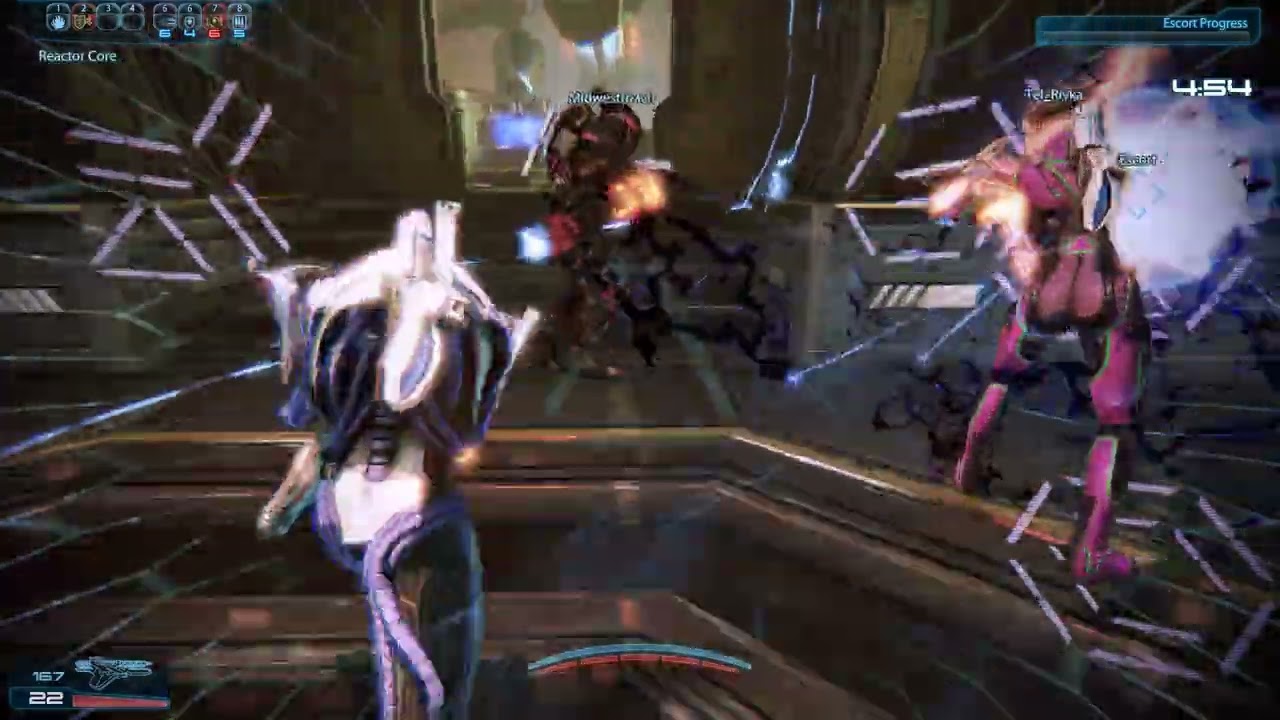 Mass Effect 3 Geth Trooper Soldier, Firebase Hazard Reactor - Cerberus, Gold.(Sub 20)