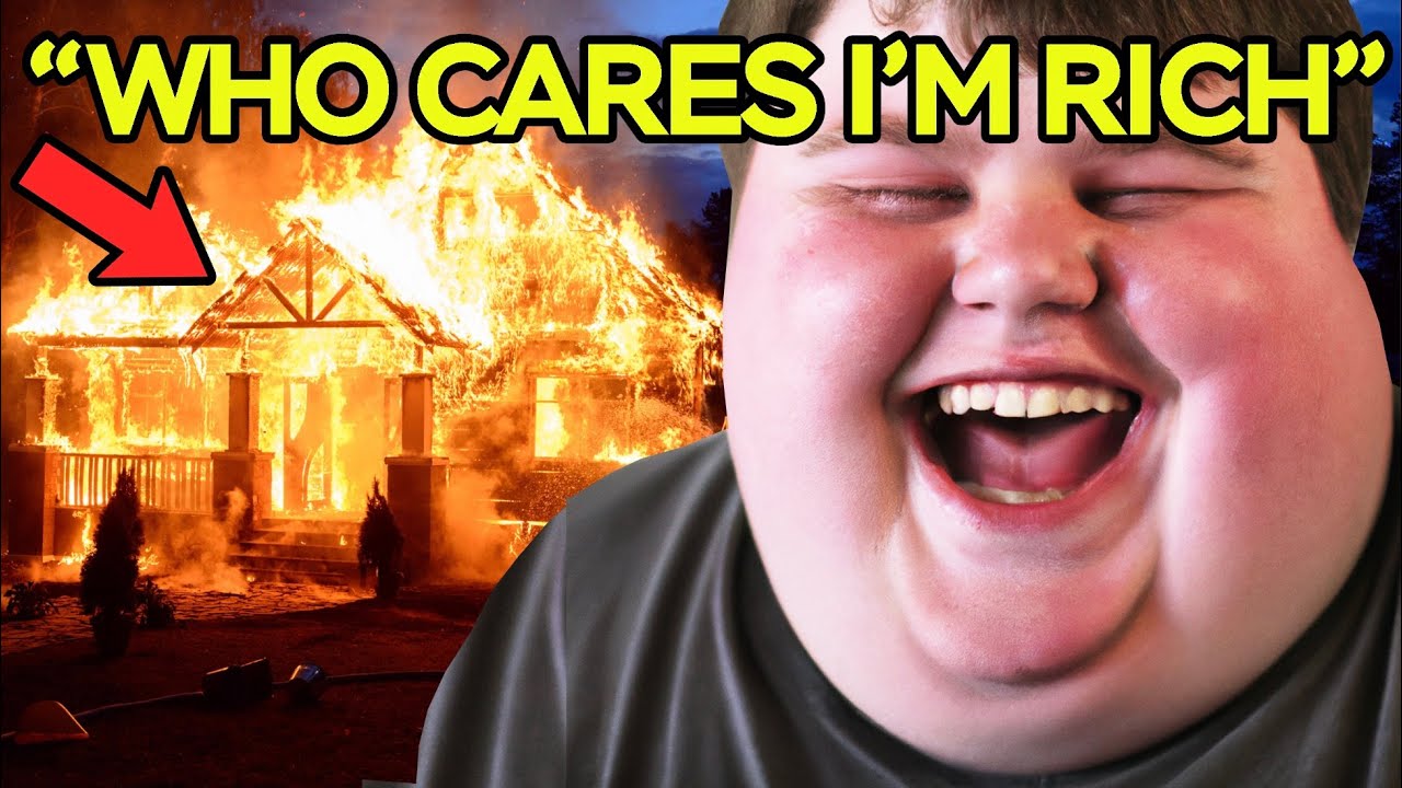 the most SPOILED kid BURNS DOWN his school