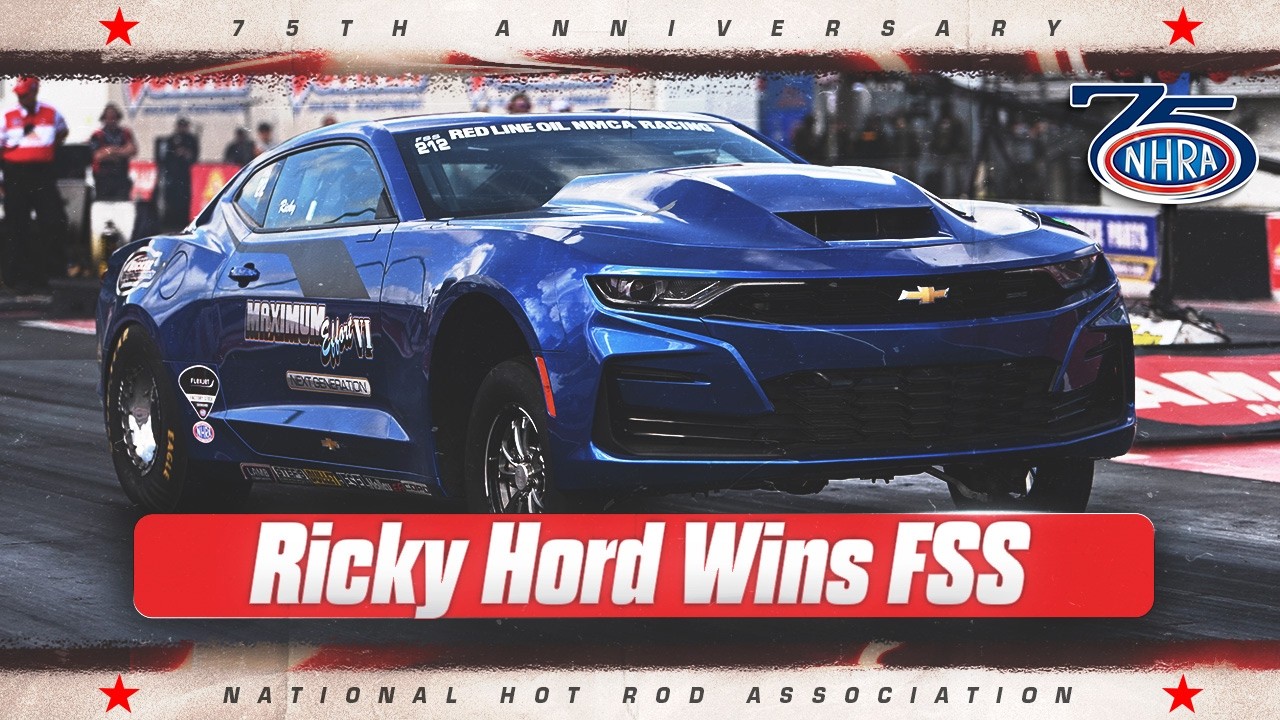 Рики Хорд одержал победу в классе Factory Stock Showdown на соревнованиях AMALIE Motor Oil NHRA G...