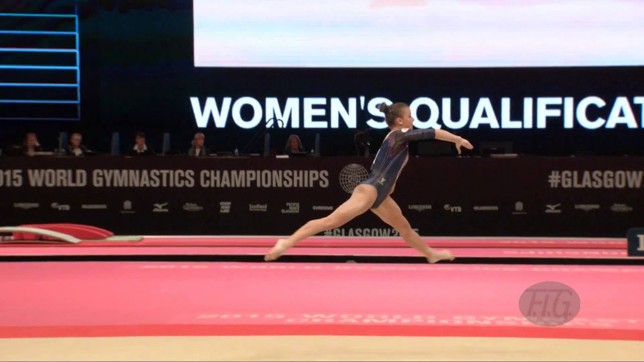 MENEGHINI Elisa (ITA) - 2015 Artistic Worlds - Qualifications Floor Exercise