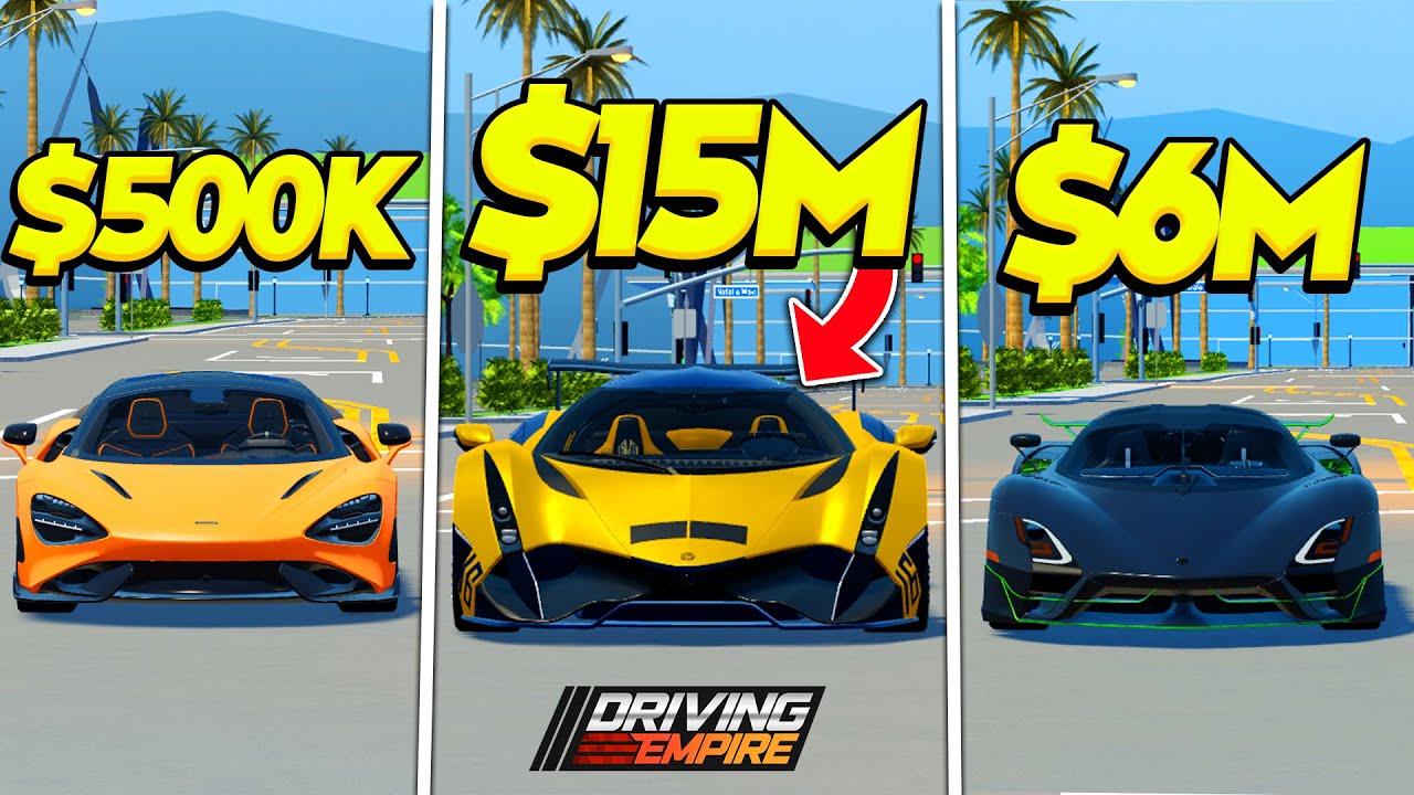 BEST CARS FOR EACH PRICE RANGE IN Driving Empire!