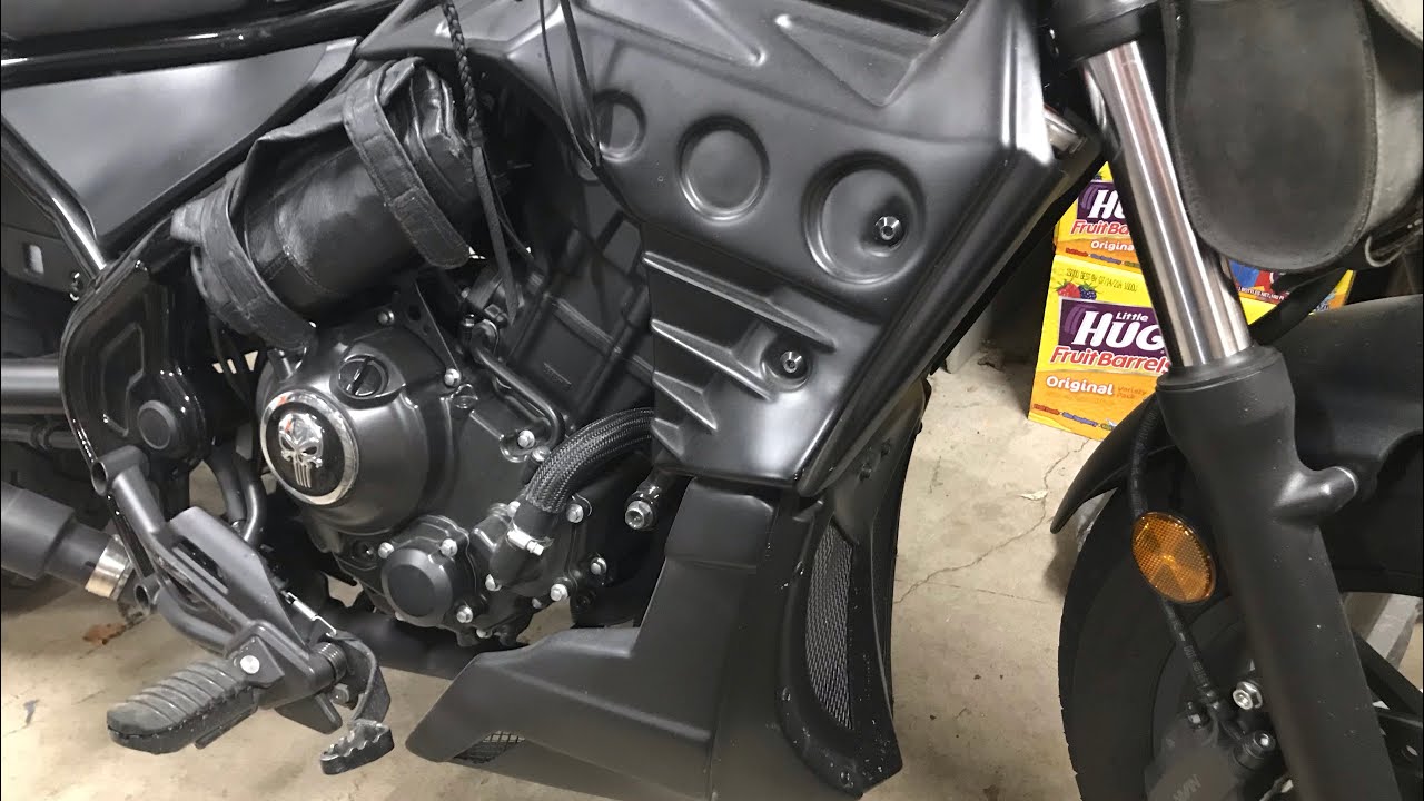 Honda Rebel diablo fairing install