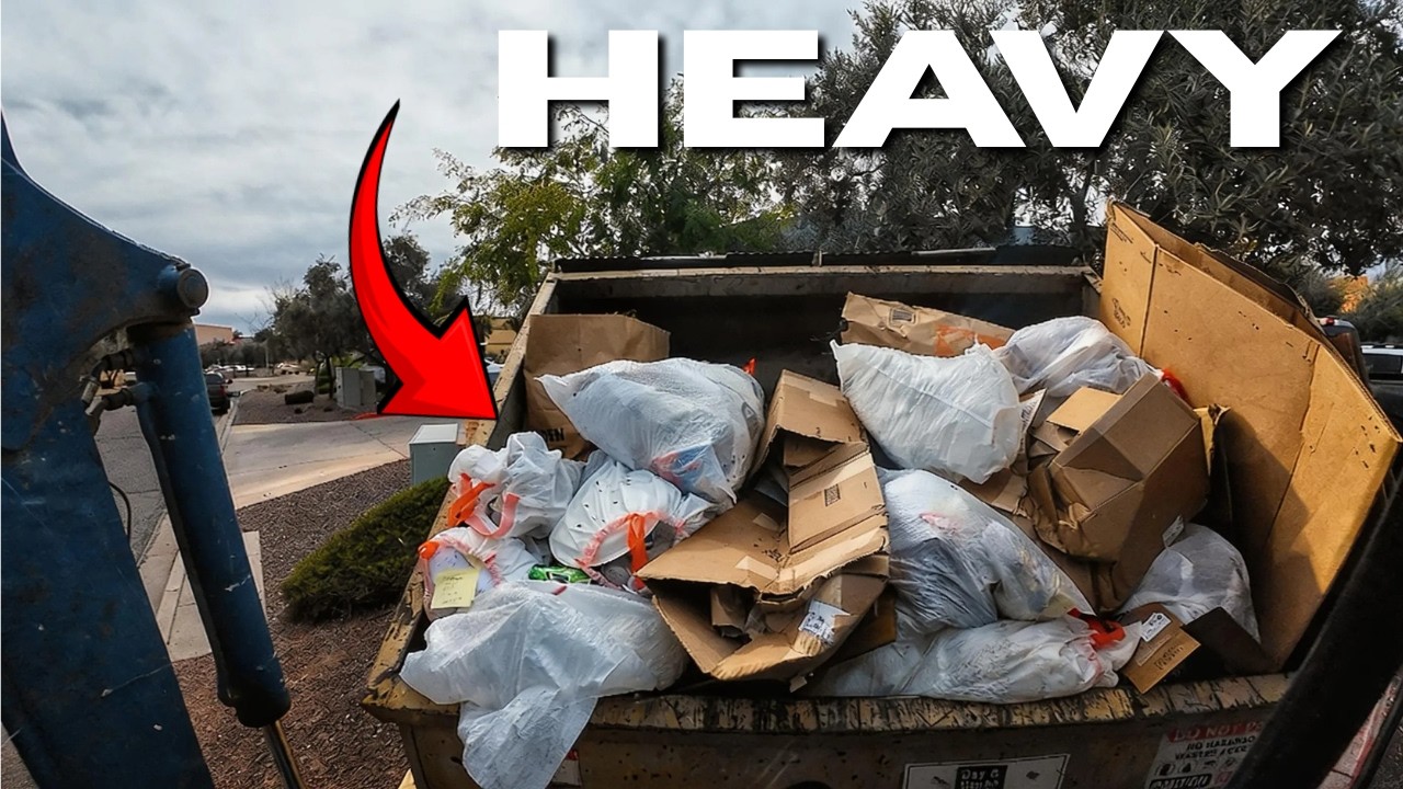 Frontload Garbage Truck | Heavy Containers | In Cab