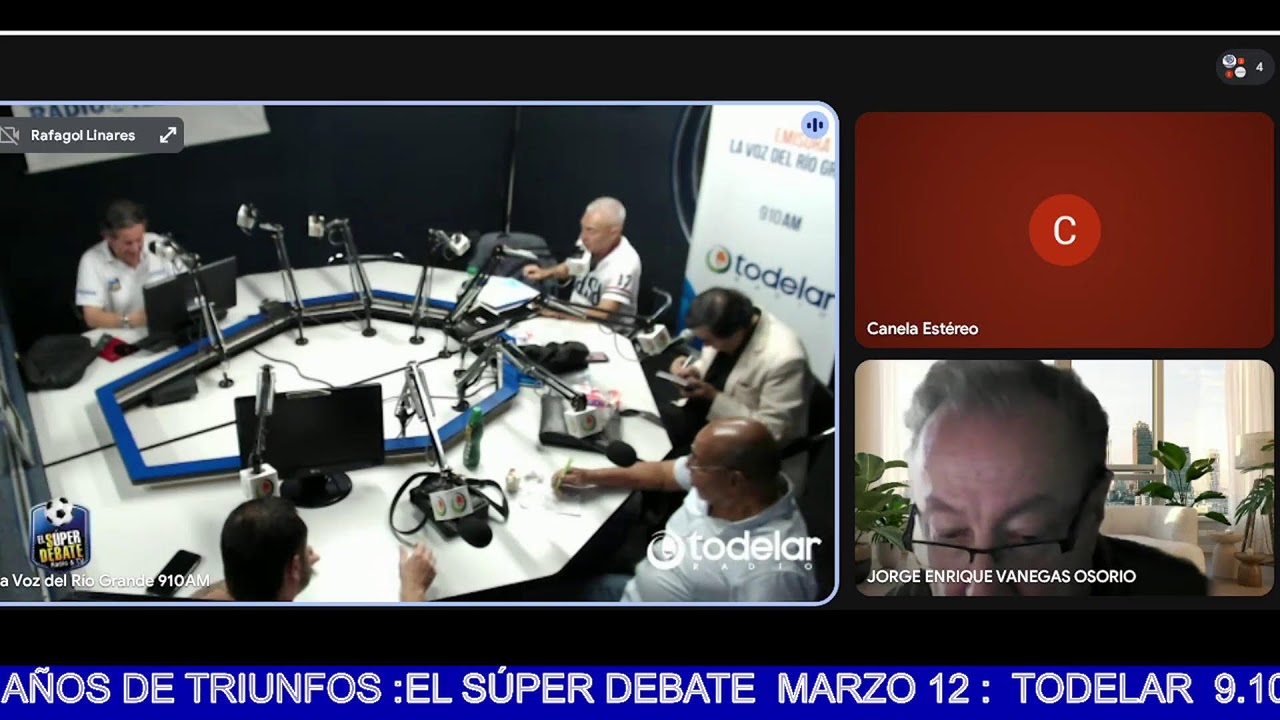 EL SÚPER DEBATE  MARZO 12 :  TODELAR  9.10 AM EN VIVO :26 AÑOS DE TRIUNFOS :