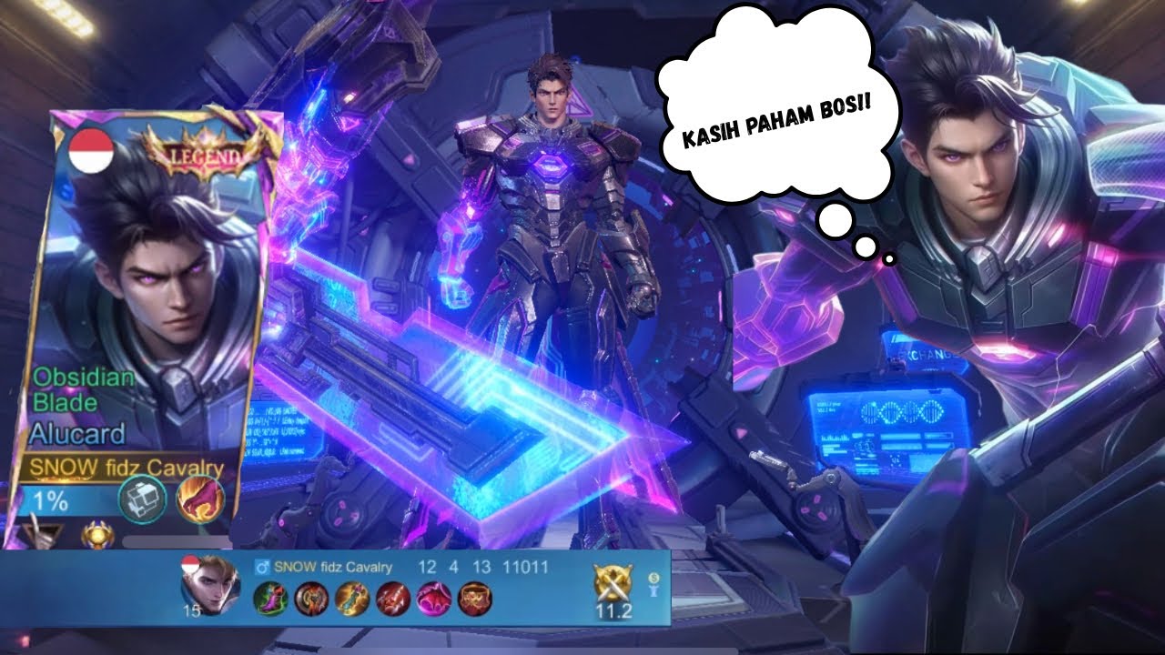 ALUCARD LEGEND REVAMP BAGUS BANGET, AUTO PAKAI BUAT BANTAI PLAYER SOLO!! mobile legend Indonesia!!