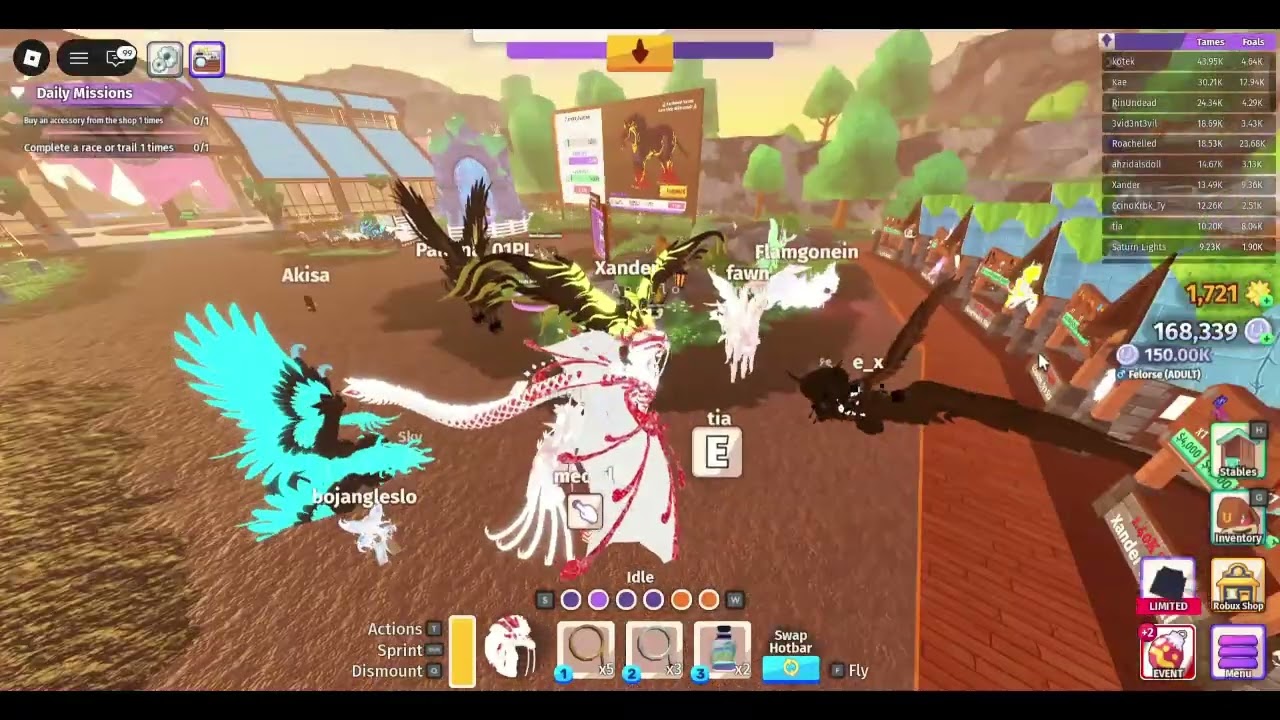 Roblox Horse Life Poción de ala Godd KIRIN