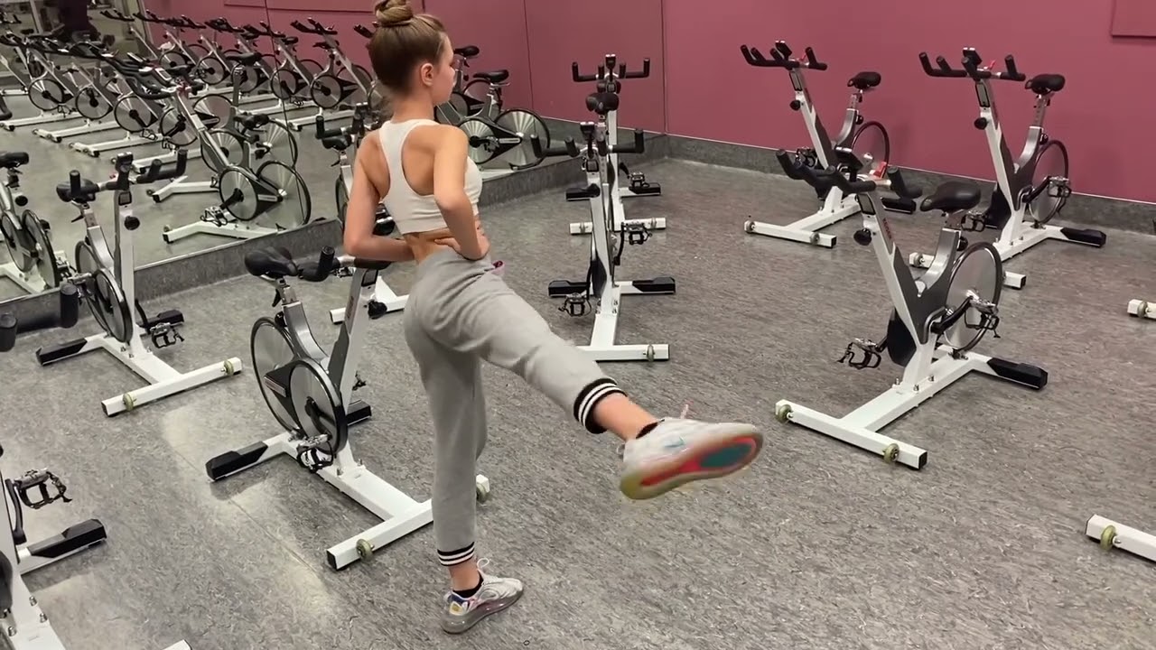 Angel Poli Gym hot dress