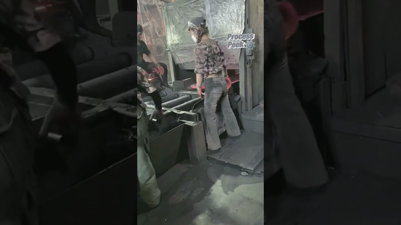 A woman working in a steel mill!  #process #factory  #industry #dangerous #workers #selfimprovement