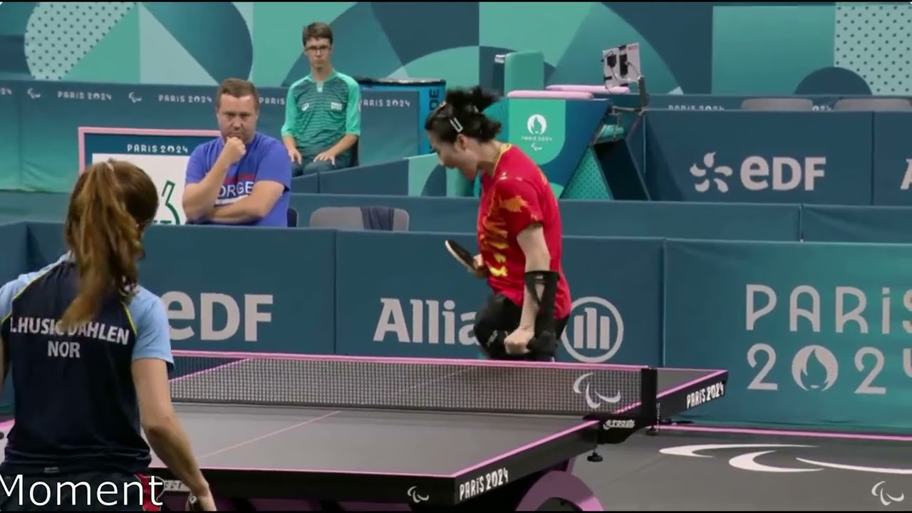 Para Table Tennis WS8 Single Events Gold Medal #paris2024 #paralympics #paratt #tabletennis