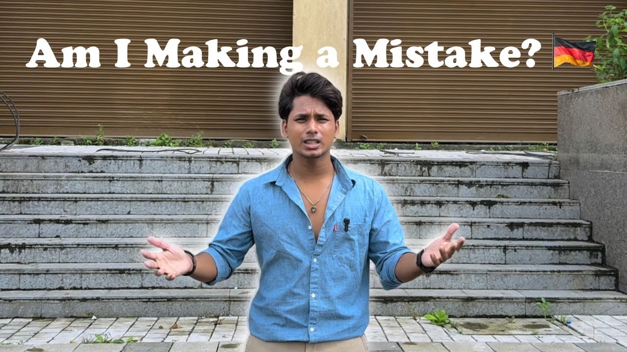 My Life's BIGGEST MISTAKE? Leaving India for Germany 😱 | German series |  Ep- 1 | Ankit Gxpta