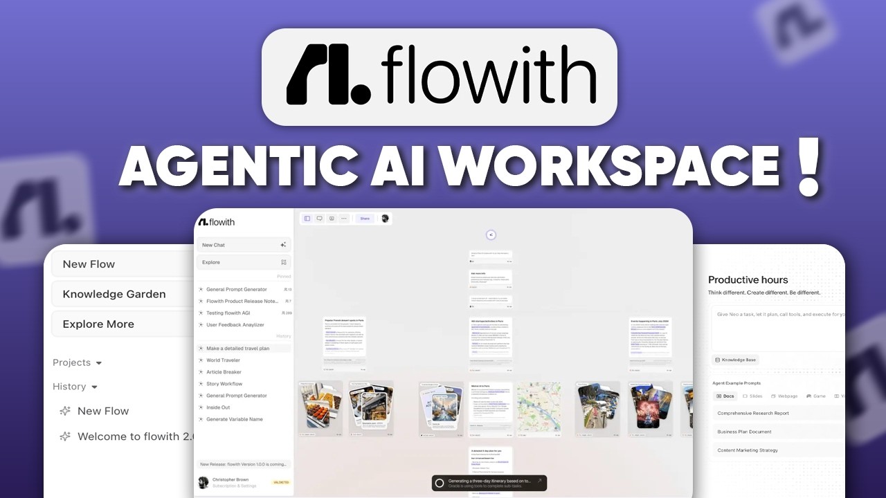 Flowith — рабочее пространство для агентного ИИ, объединяющее ваши знания!