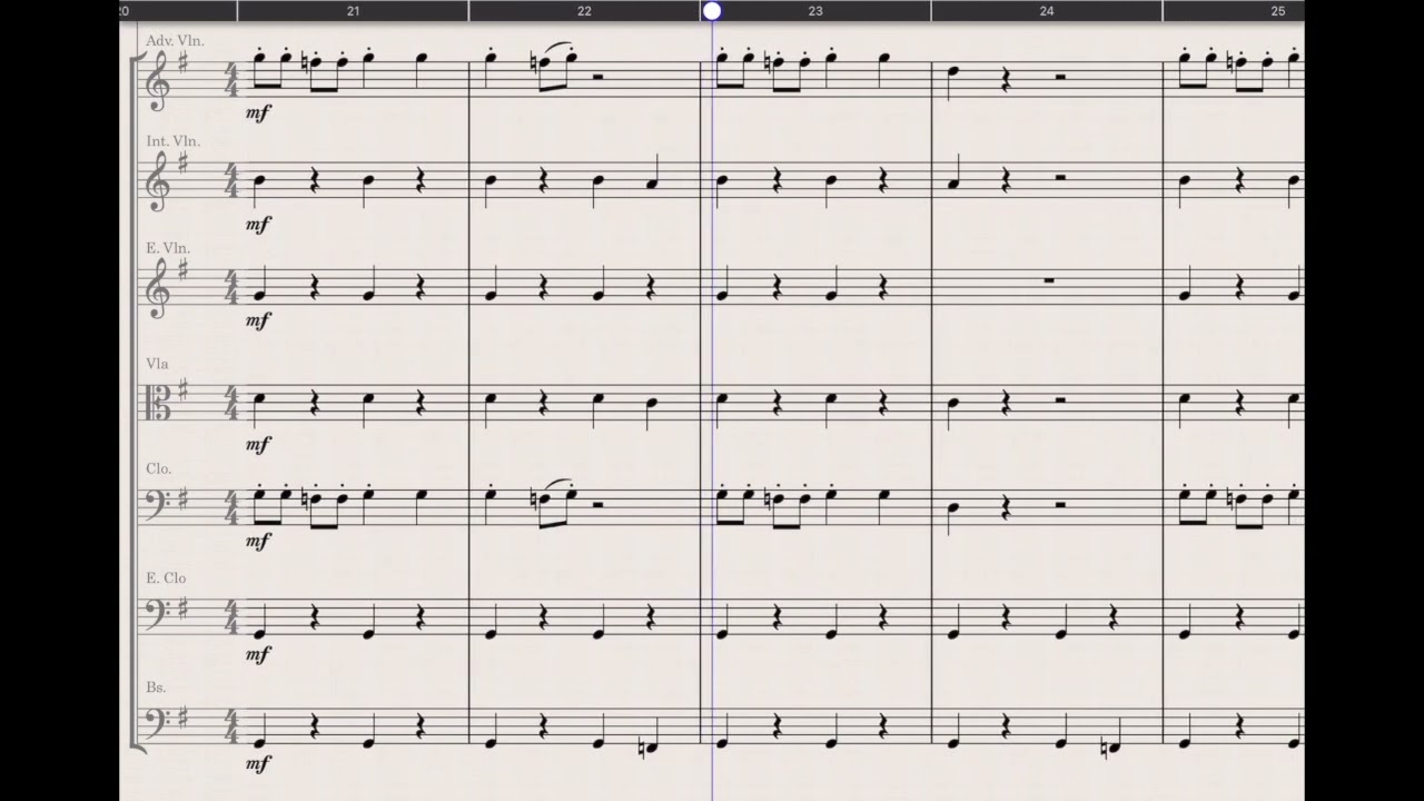 Build and Drop - Strings Play along