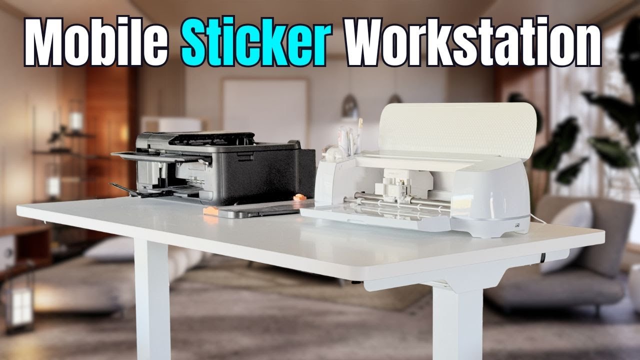 MOBILE Sticker Business Desk Setup