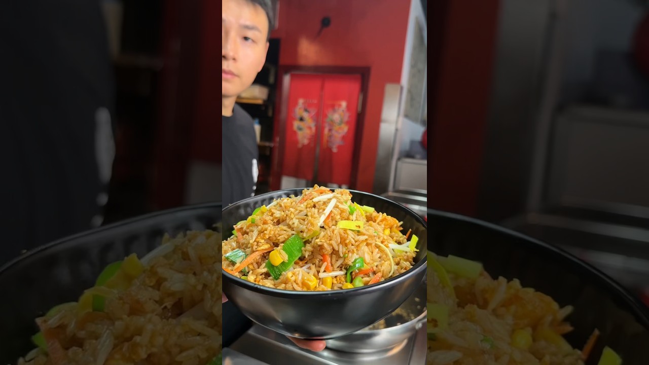 Wie macht man gebratenen Reis wie beim Asiaten #chinesischesessen #food