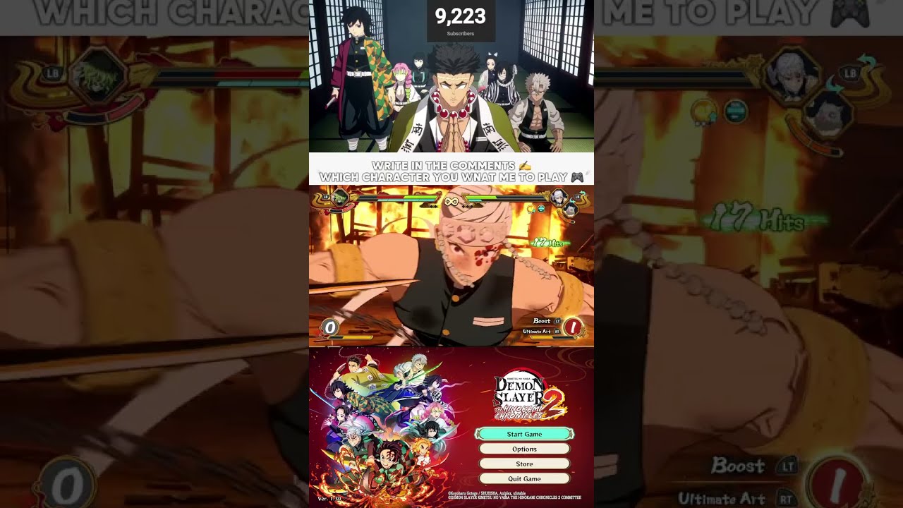 Demon Slayer Hinokami Chronicles 2 Vertical Live