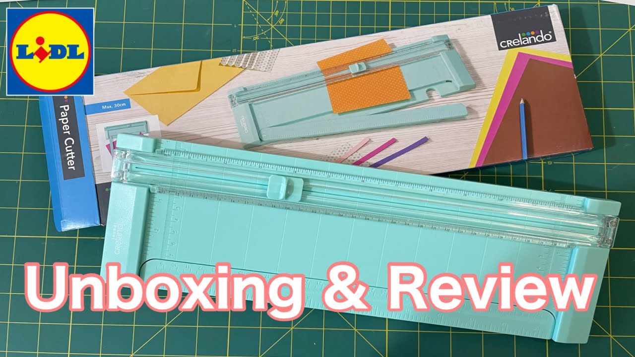 Crelando (Lidl) Paper Cutter Review / Unboxing / Crelando Paper Cutter NUR Shoppy
