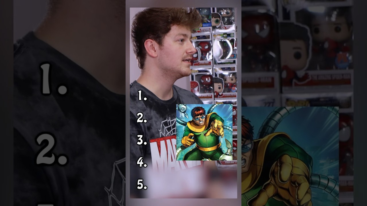 Blind Rank These Spider-Man Villains! #spiderman #venom #ranking #fyp #greengoblin #electro #marvel