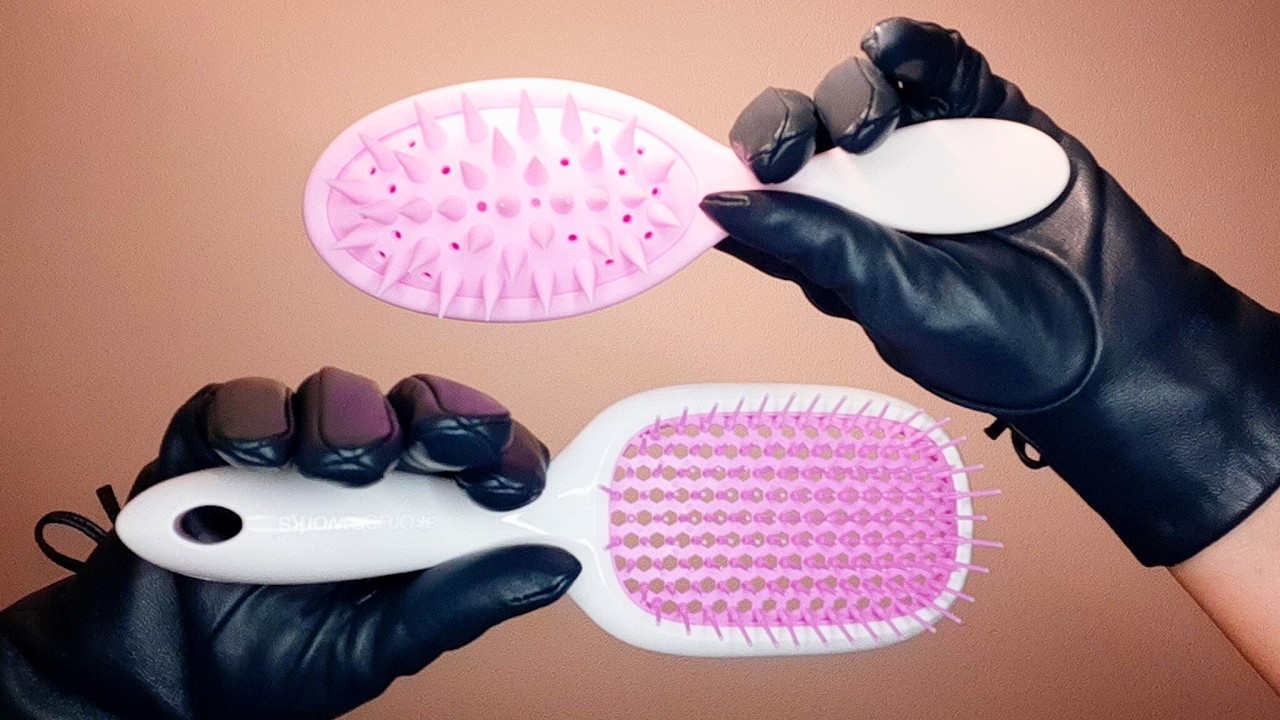 ⚡ Fast and Aggressive ASMR ⚡ Leather Gloves  😳⚡