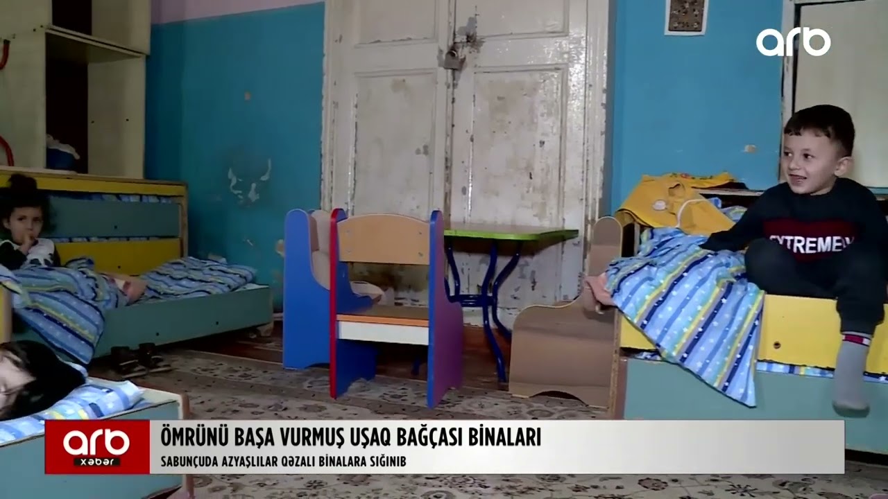 Ömrünü başa vurmuş uşaq bağçası binaları