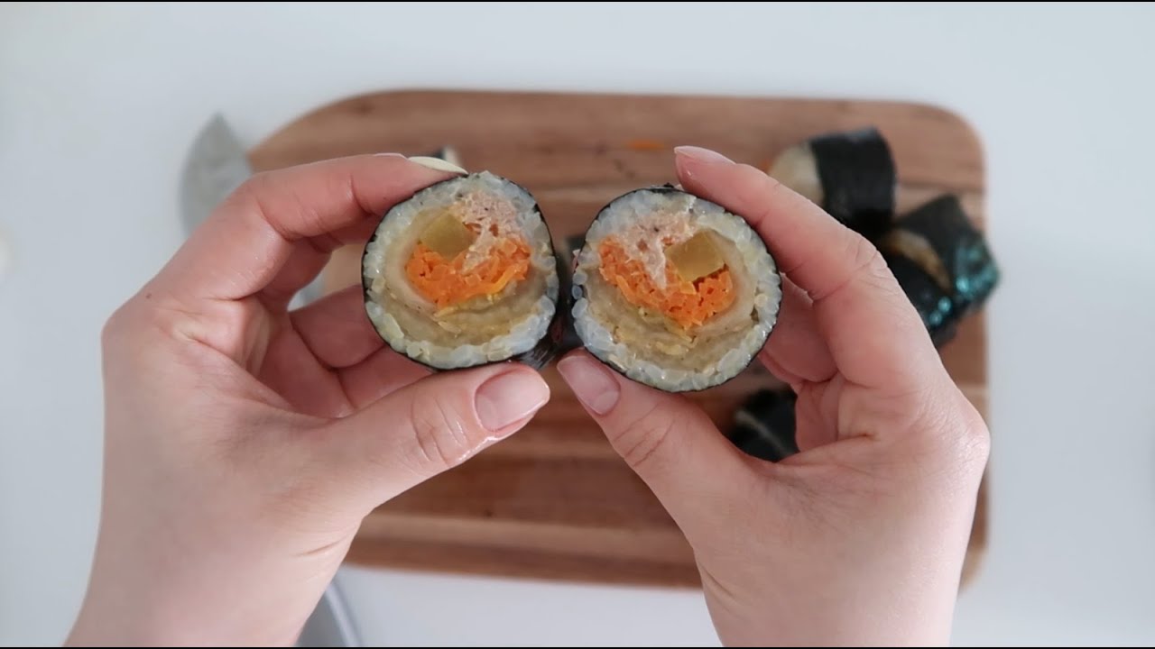 자취요리 / 묵은지 참치김밥 / 직장인도시락