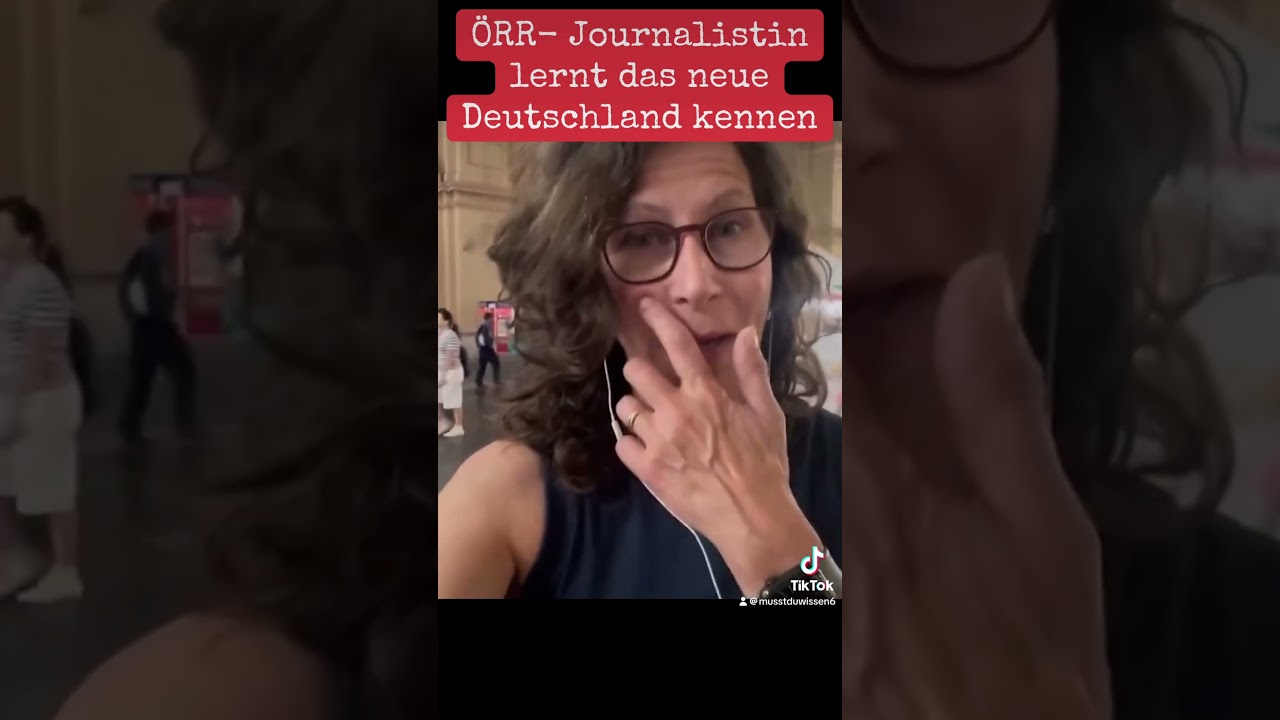 &Ouml;RR- JOURNALISTIN ERKENNT PL&Ouml;TZLICH DEUTSCHLAND NICHT WIEDER💥⚡️