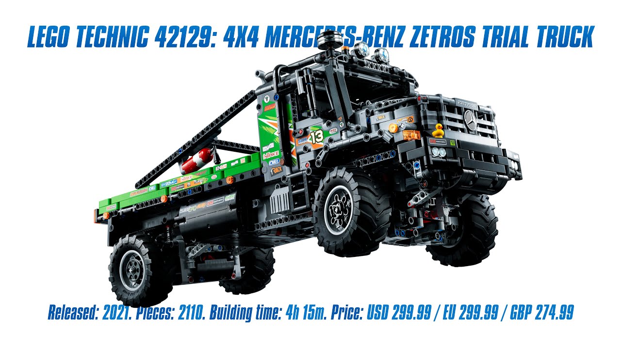 LEGO 42129: 4x4 Mercedes-Benz Zetros Trial Truck: In-depth Review, Speed Build & Parts List
