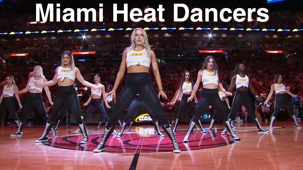 Miami Heat Dancers - NBA Dancers - 4/8/2022 dance performance - Heat vs Hawks