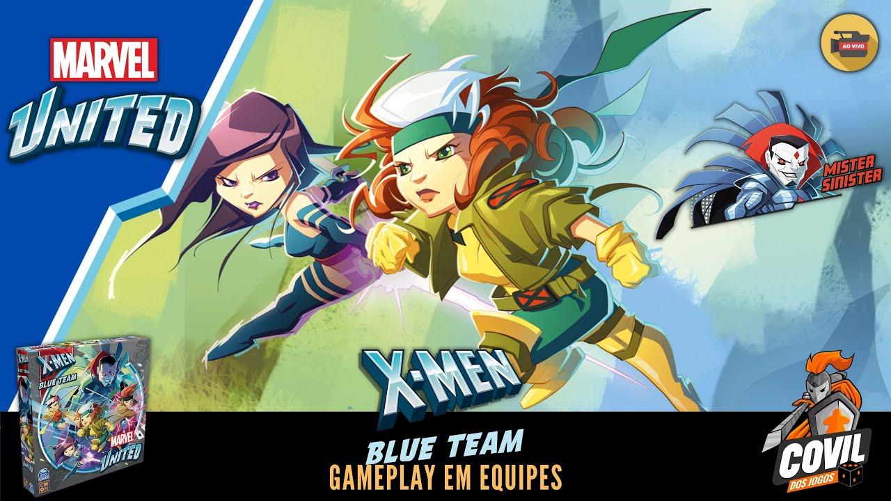 Marvel United X-men Blue Team -  Gameplay em Equipes