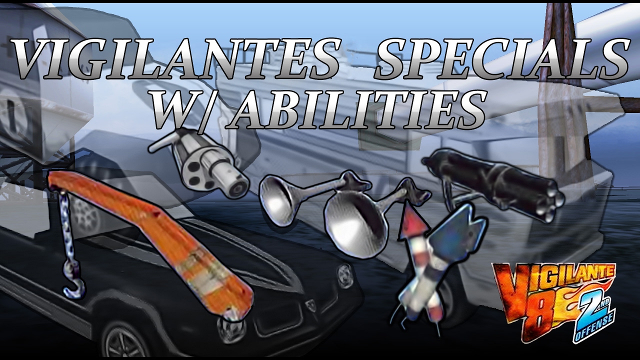 Vigilante 8 2nd Offense - Vigilantes Specials w/ Abilities