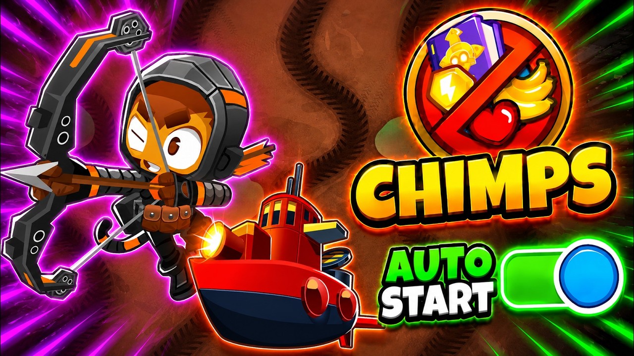 BTD6 CHIMPS Muddy Puddles | Full Auto Start | Recent Patch